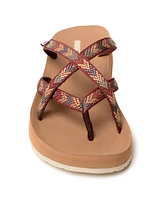 Minnetonka Women's Hanna 2.0 Multi Strap Thong Sandals