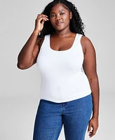 And Now This Plus Scoop-Neck Sleeveless Top, Created for Macy's