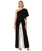 Adrianna Papell Women's Colorblocked Overlay Jumpsuit