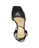 Guess Women's Gelyae Ankle Strap Block Heel Sandals