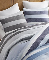 510 Design Blake Stripe Textured Print -Pc. Comforter Set