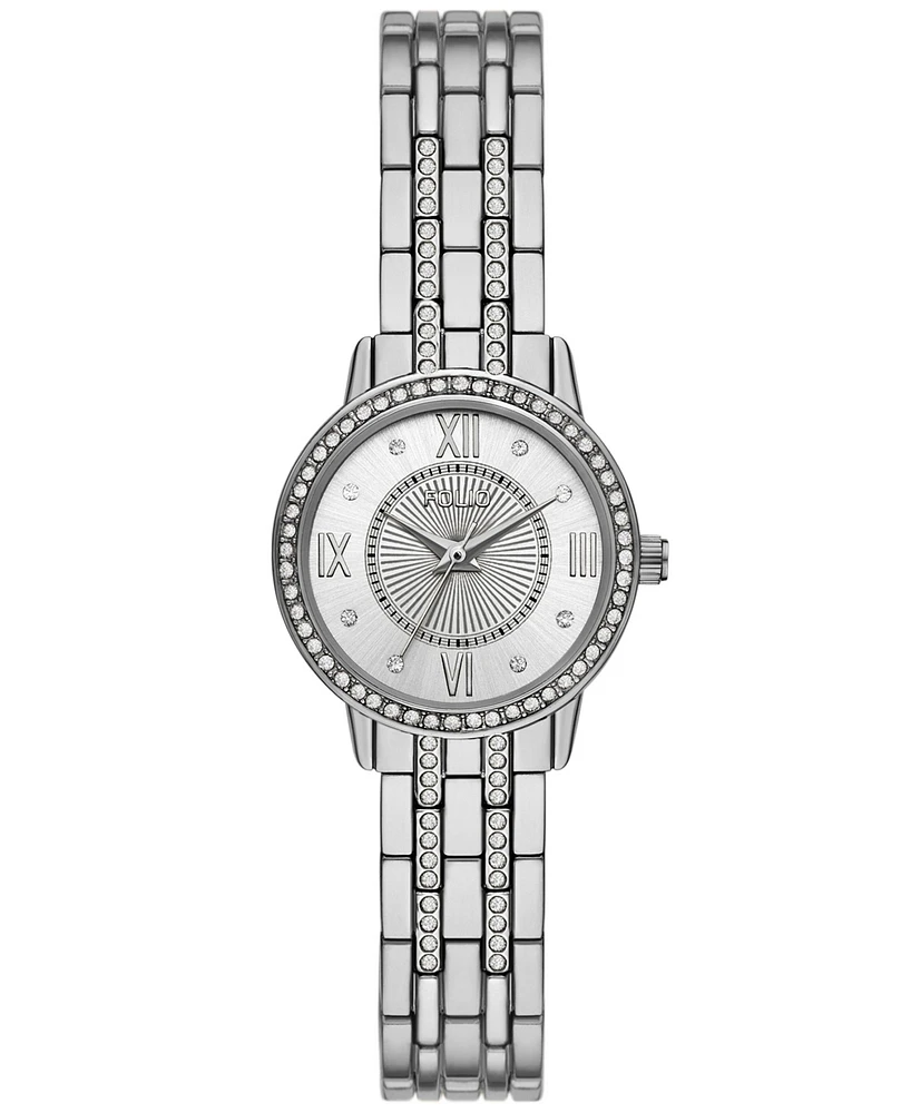 Folio Women's Three Hand -Tone Alloy Watch 26mm