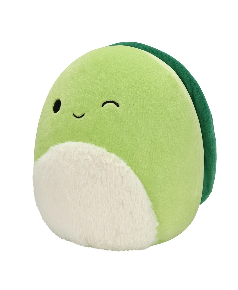 Squishmallows 8" Henry, Winking Turtle with Fuzzy Belly Plush