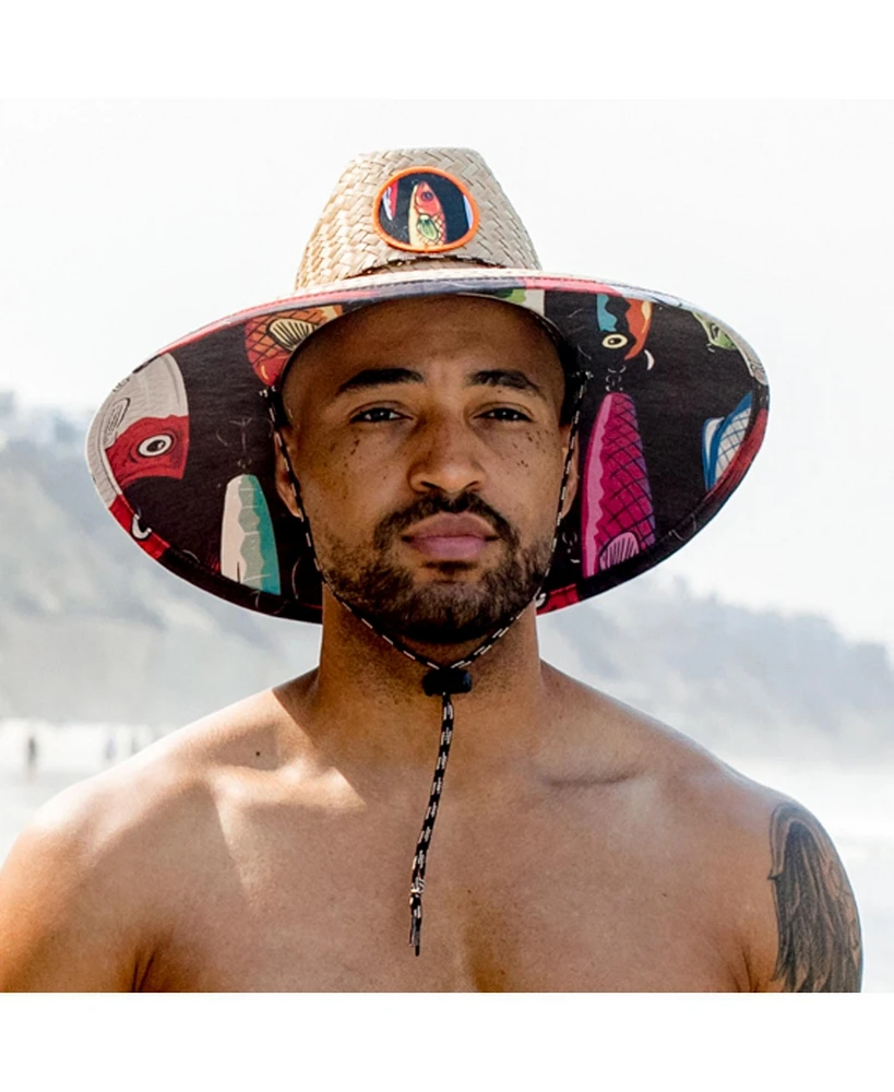 Peter Grimm Lures Straw Lifeguard Hat
