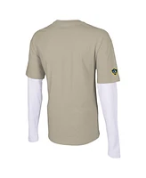 Men's Stadium Essentials Tan La Galaxy Status Long Sleeve T-shirt