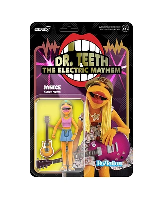Super 7 Dr. Teeth & The Electric Mayhem Janice The Muppets ReAction Figure - Wave 1