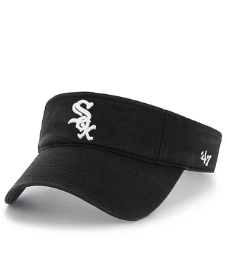 Men's '47 Brand Black Chicago White Sox Clean Up Adjustable Visor