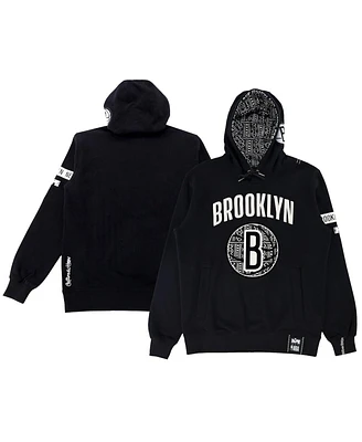 Men's and Women's Nba x Two Hype Brooklyn Nets Culture & Hoops Heavyweight Pullover Hoodie
