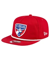 Men's New Era Red Fc Dallas The Golfer Kickoff Collection Adjustable Hat