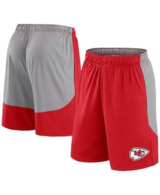 Men's Fanatics Red Kansas City Chiefs Big and Tall Team Logo Shorts