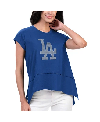 Women's G-iii 4Her by Carl Banks Royal Los Angeles Dodgers Cheer Fashion T-shirt