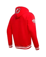 Men's Pro Standard Red New Jersey Devils Retro Classic Fleece Pullover Hoodie