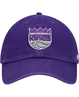 Men's '47 Brand Purple Sacramento Kings Team Clean Up Adjustable Hat