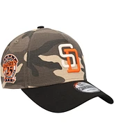 Men's New Era San Diego Padres Camo Crown A-Frame 9FORTY Adjustable Hat