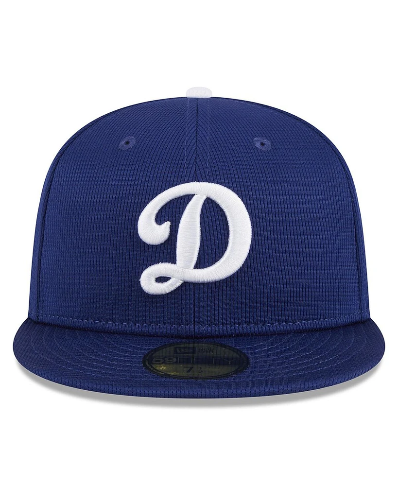 Men's New Era Royal Los Angeles Dodgers 2024 Batting Practice 59FIFTY Fitted Hat