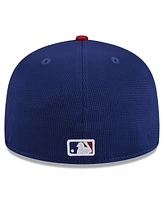 Men's New Era White Texas Rangers 2024 Batting Practice 59FIFTY Fitted Hat