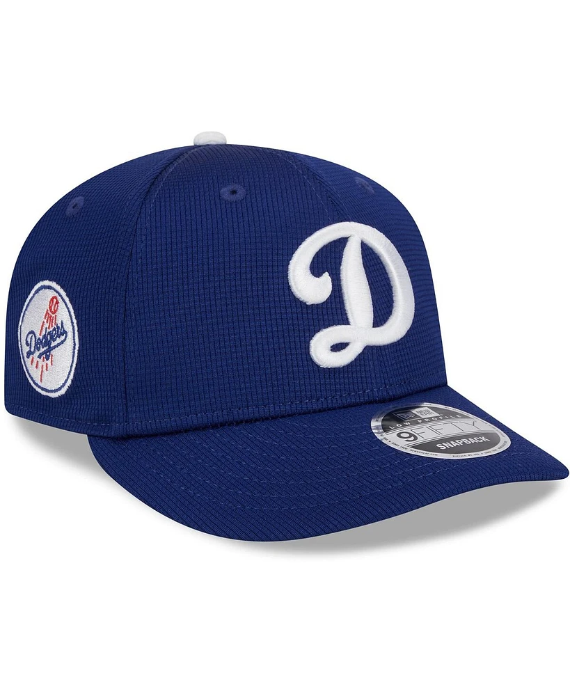 Men's New Era Royal Los Angeles Dodgers 2024 Batting Practice Low Profile 9FIFTY Snapback Hat