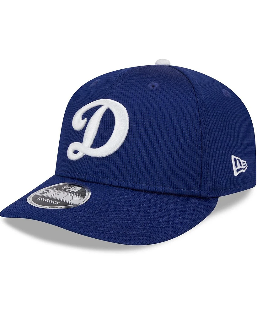 Men's New Era Royal Los Angeles Dodgers 2024 Batting Practice Low Profile 9FIFTY Snapback Hat