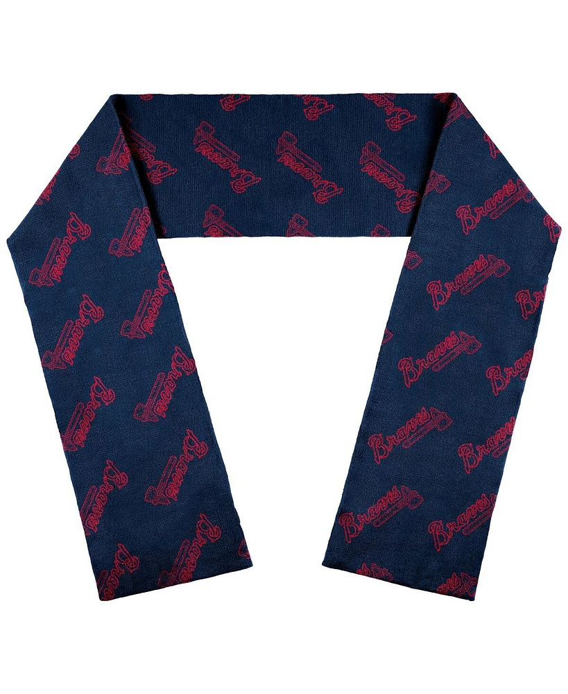 Women's Wear by Erin Andrews Atlanta Braves Team Wordmark Scarf