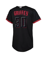 Toddler Boys and Girls Nike Ken Griffey Jr. Black Cincinnati Reds City Connect Replica Player Jersey