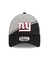 Men's New Era Gray, Black New York Giants 2023 Sideline 9FORTY Adjustable Hat