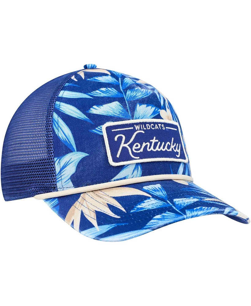 Men's '47 Brand Royal Kentucky Wildcats Tropicalia Hitch Adjustable Hat