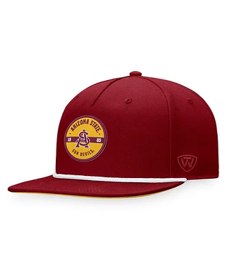 Men's Top of the World Maroon Arizona State Sun Devils Bank Hat