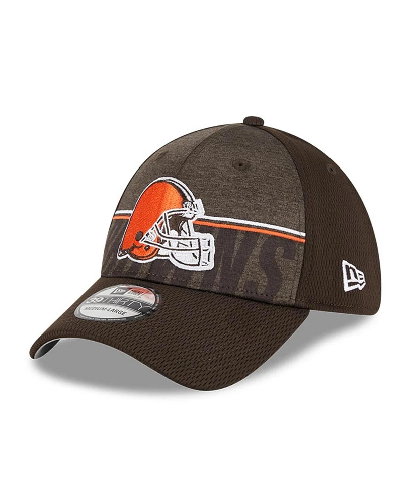 Men's New Era Brown Cleveland Browns 2023 Nfl Training Camp 39THIRTY Flex Fit Hat