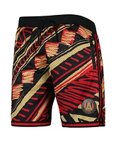 Men's Mitchell & Ness Black Atlanta United Fc Tribal Fashion Shorts