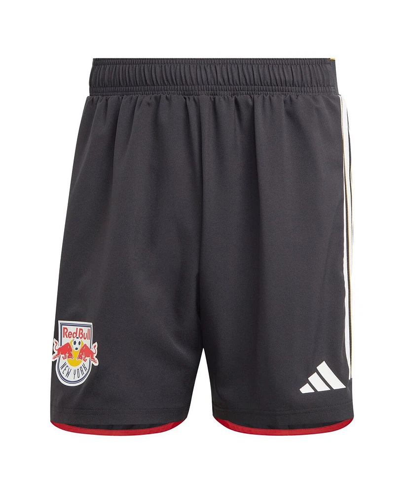 Men's adidas Black New York Red Bulls 2024 Away Aeroready Authentic Shorts