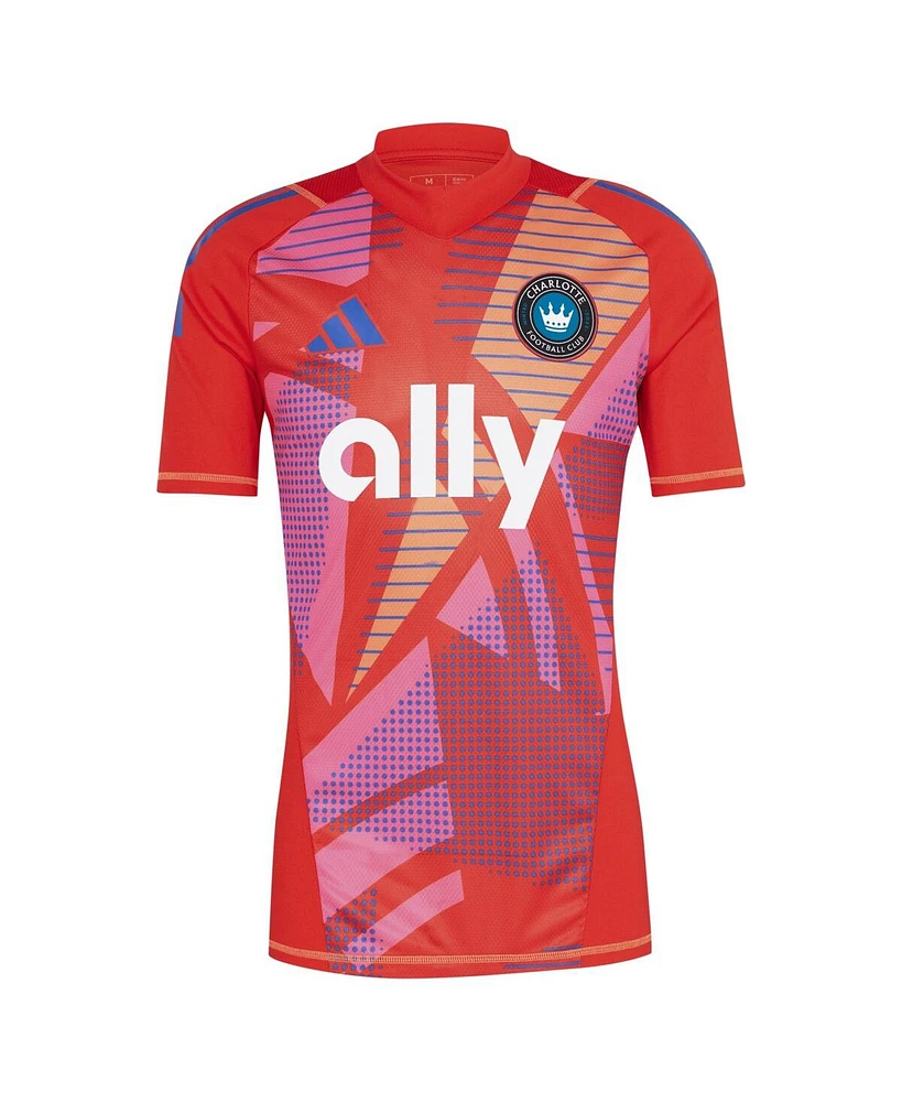 Men's adidas Red Charlotte Fc 2024 Goalkeeper Jersey