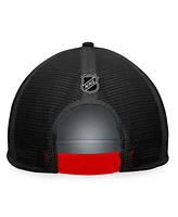 Men's Fanatics Red, Black Chicago Blackhawks Special Edition 2.0 Trucker Snapback Adjustable Hat