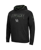 Men's Colosseum Black Kentucky Wildcats Oht Military-Inspired Appreciation Raglan Pullover Hoodie