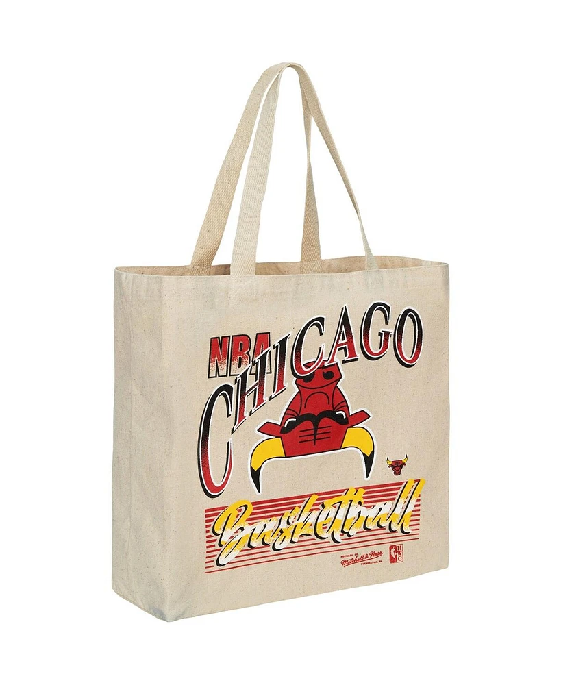 Women's Mitchell & Ness Distressed Chicago Bulls Graphic Tote Bag