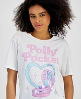 Love Tribe Juniors' Polly Pocket Graphic Crewneck T-Shirt