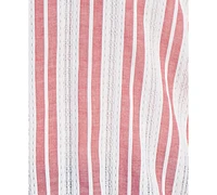 Tommy Hilfiger Plus Cotton Dobby Stripe Camp Shirt