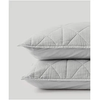 Pact Organic Cotton Diamond Sham 2-Pack - Standard