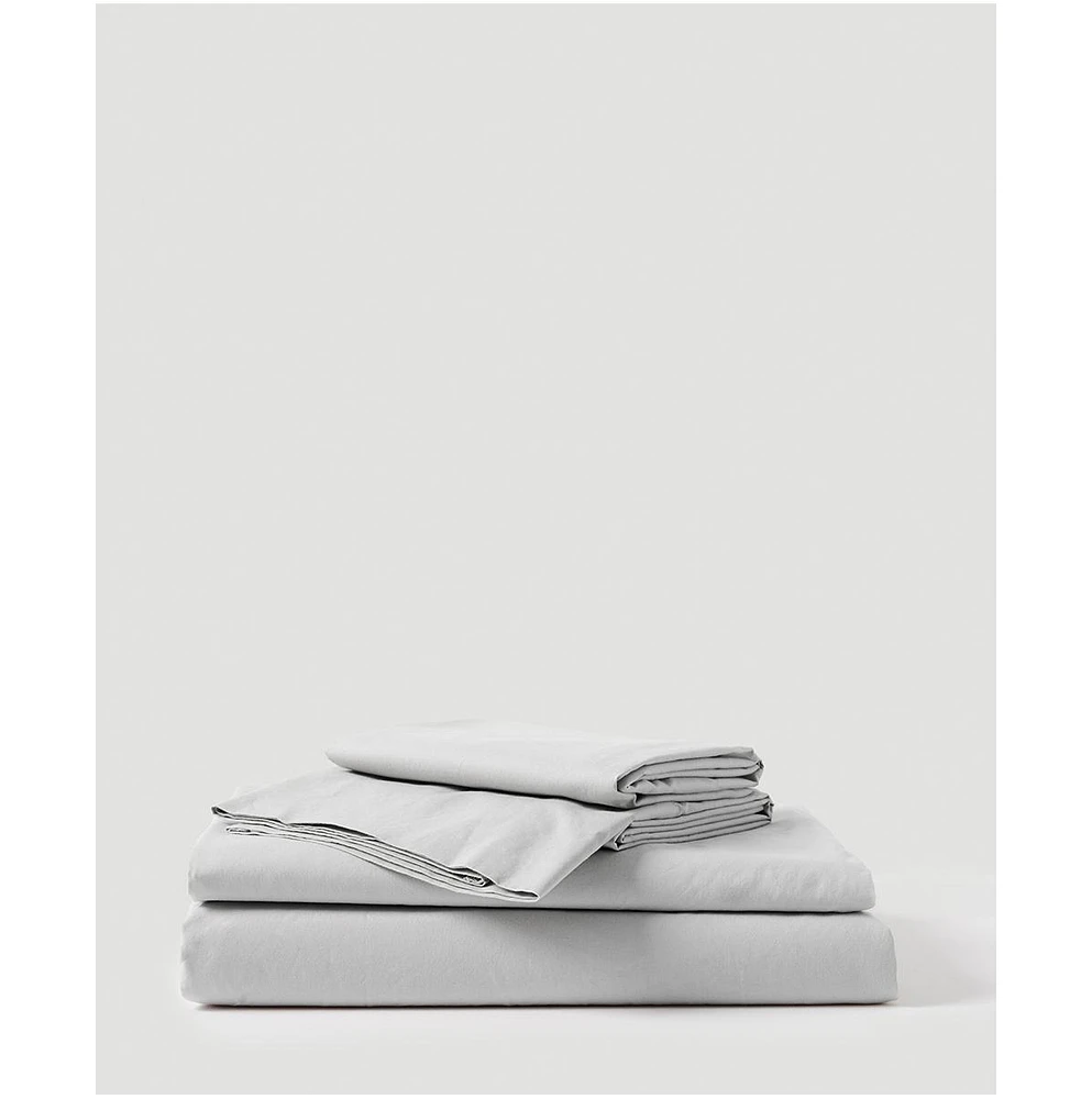 Cotton Cool-Air Percale Sheet Set - Queen
