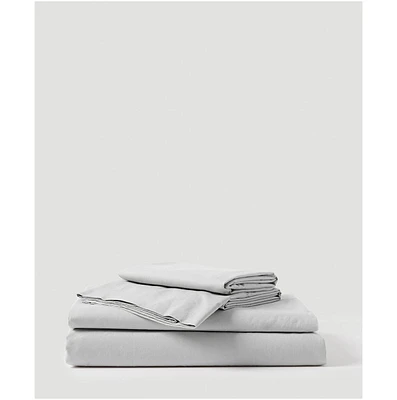 Cotton Cool-Air Percale Sheet Set - Queen