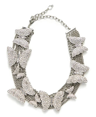 Kleinfeld Faux Stone Pave Butterfly Collar Necklace