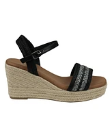 Gc Shoes Women's Solene Slingback Espadrille Wedge Sandals