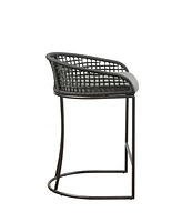 Madison Park Hermosa 21.5" Wide Woven Counter Stool