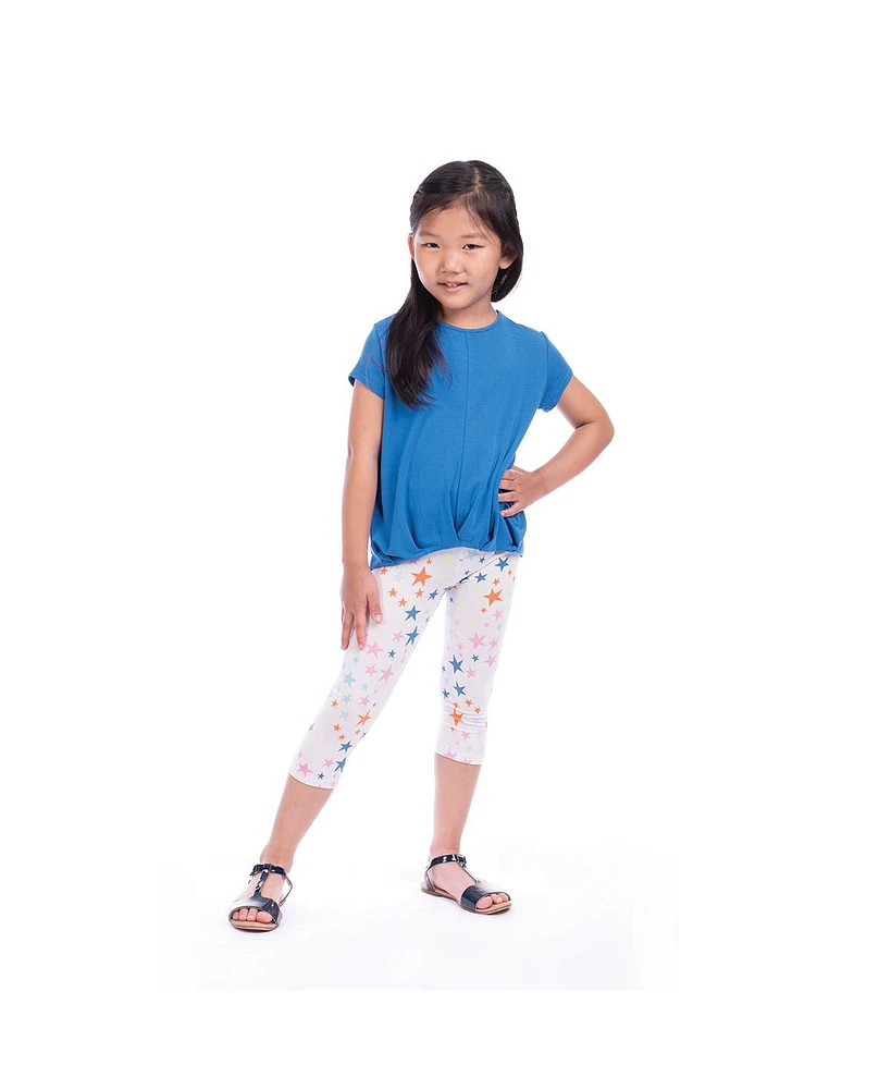 Child Bailey Azure Solid Jersey Tee