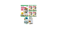 Fujifilm instax Mini Twin Film Pack (100 Exp) with Storage Box & Postcard Set