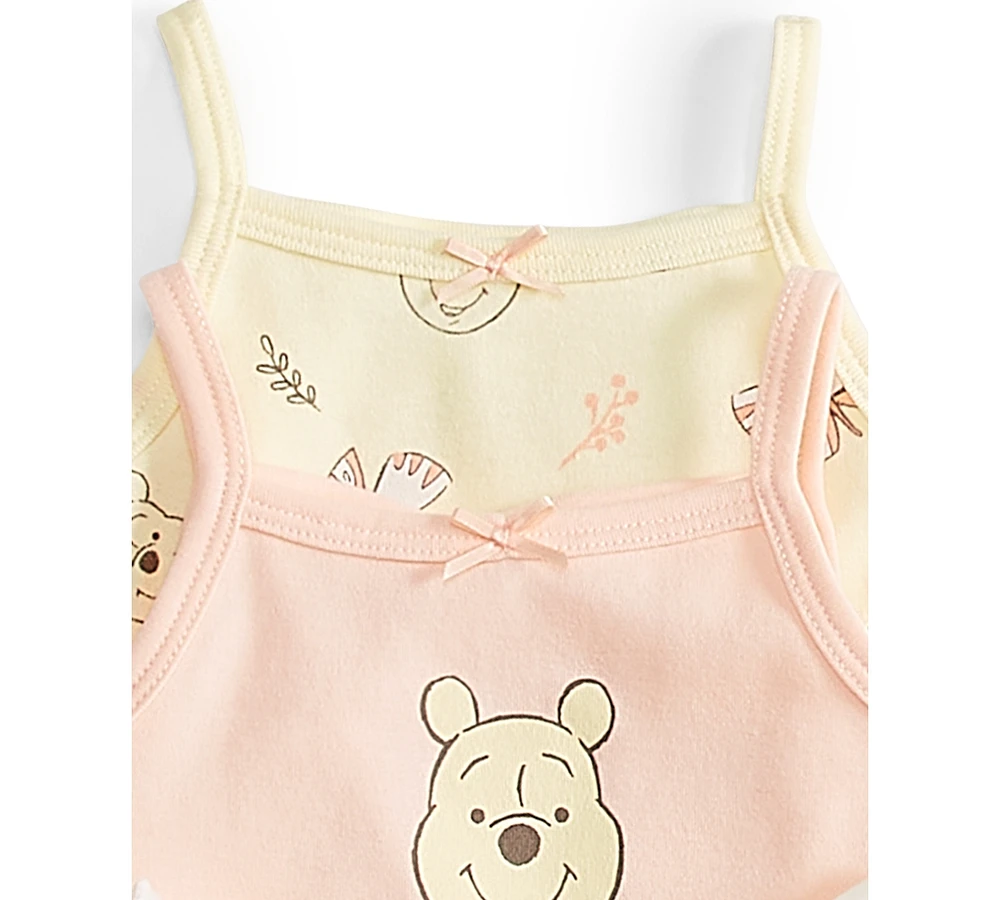 Disney Baby Winnie-the-Pooh Bodysuits, Pack of 3