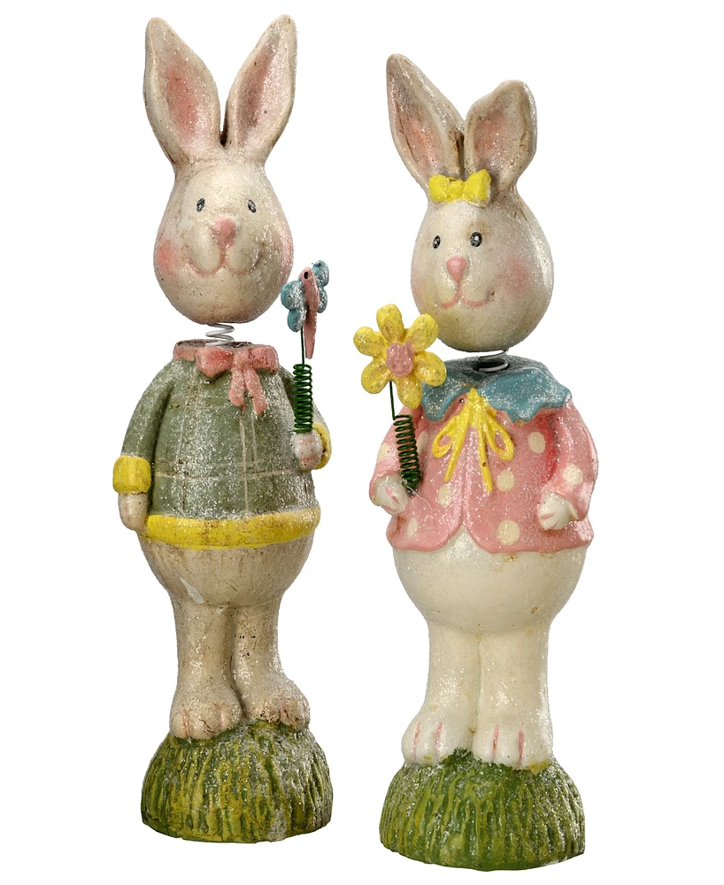 National Tree Company 8" Bunny Couple