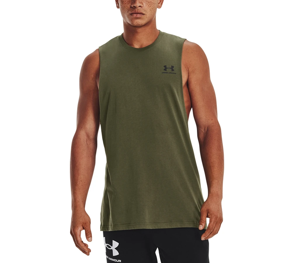 Under Armour Men's Sportstyle Left Chest Cut-Off T-Shirt