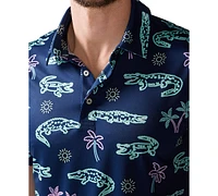 Chubbies Men's The Neon Glade Performance Polo 2.0
