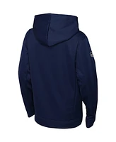 Big Boys Fanatics Deep Sea Blue Seattle Kraken Authentic Pro Pullover Hoodie