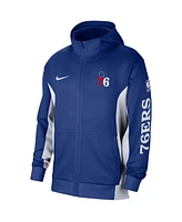 Men's Nike Royal Philadelphia 76ers 2023/24 Authentic Showtime Full-Zip Hoodie